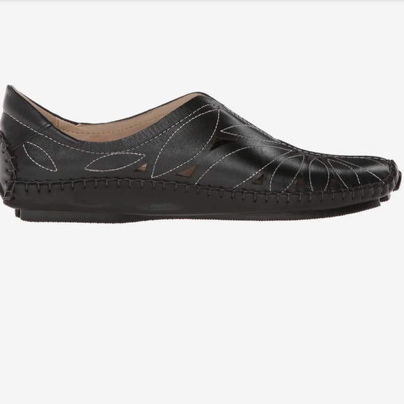 Pikolinos womens jerez navy blue leather moccasins loafers shoes - Picture 6 of 16